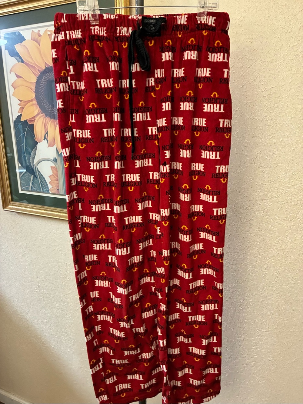 True Religion Red Logo Lounge Pants